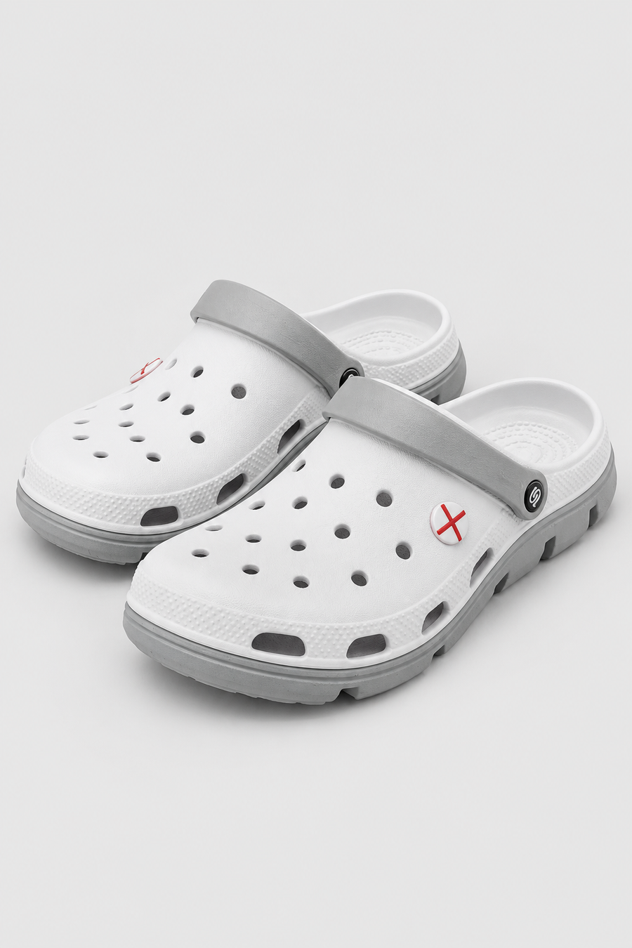 Jose Amorales Men’s Clogs - White