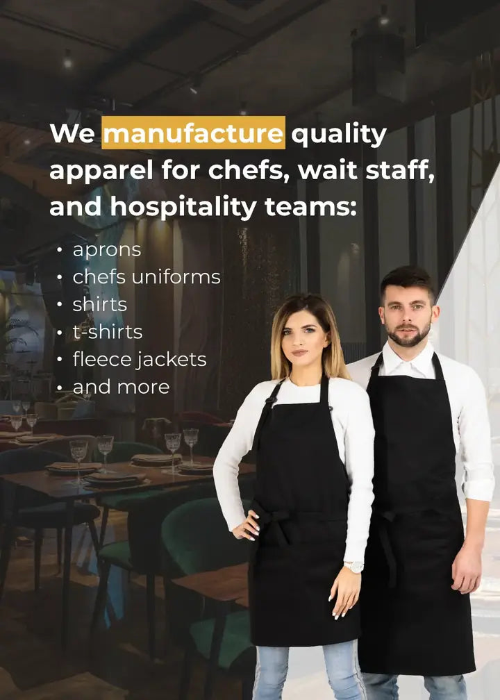 VSETEX professional uniforms for chefs and hospitality teams