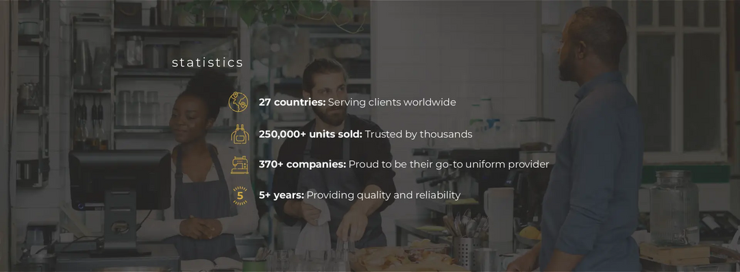 VSETEX professional uniform supplier serving hospitality businesses worldwide